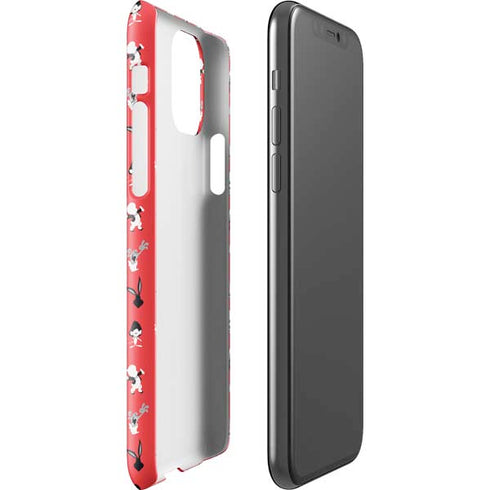 Looney Tunes Identity Red Pattern iPhone 11 Pro Lite Case