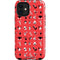 Looney Tunes Identity Red Pattern iPhone 12 Mini Impact Case