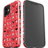 Looney Tunes Identity Red Pattern iPhone 12 Mini Impact Case