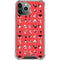 Looney Tunes Identity Red Pattern iPhone 12 Pro Clear Case