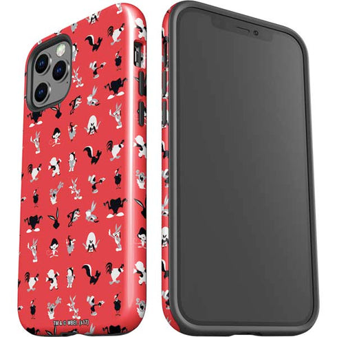Looney Tunes Identity Red Pattern iPhone 12 Pro Max Impact Case