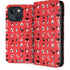 Looney Tunes Identity Red Pattern iPhone 13 Folio Case