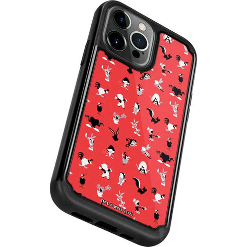 Looney Tunes Identity Red Pattern iPhone 13 Pro Cargo Case