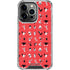 Looney Tunes Identity Red Pattern iPhone 13 Pro Clear Case