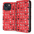 Looney Tunes Identity Red Pattern iPhone 14 Folio Case