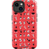 Looney Tunes Identity Red Pattern iPhone 14 Plus Impact Case