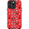 Looney Tunes Identity Red Pattern iPhone 14 Pro Impact Case