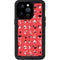 Looney Tunes Identity Red Pattern iPhone 14 Pro Waterproof Case