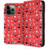 Looney Tunes Identity Red Pattern iPhone 15 Pro Max Folio Case