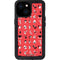 Looney Tunes Identity Red Pattern iPhone 15 Waterproof Case