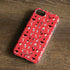 Looney Tunes Identity Red Pattern iPhone 7 Pro Case