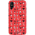 Looney Tunes Identity Red Pattern iPhone XS Pro Case