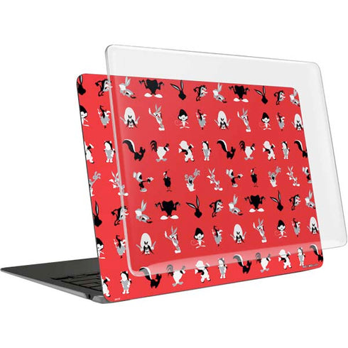 Looney Tunes Identity Red Pattern MacBook Air 13in (2020) Case plus Skin
