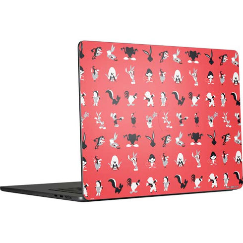 Looney Tunes Identity Red Pattern MacBook Air 15 in (2023) Skin