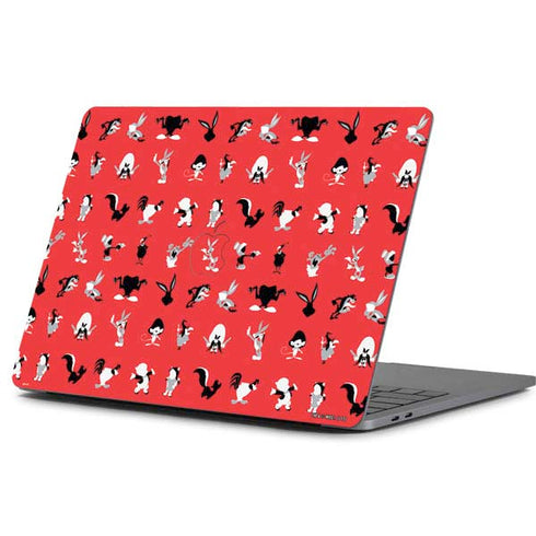 Looney Tunes Identity Red Pattern Apple MacBook Pro 13-inch Skin