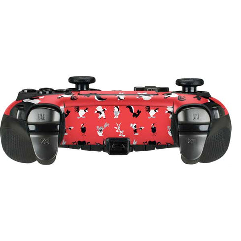 Looney Tunes Identity Red Pattern PlayStation Scuf Vantage 2 Controller Skin