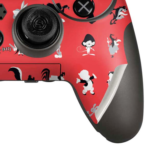 Looney Tunes Identity Red Pattern PlayStation Scuf Vantage 2 Controller Skin