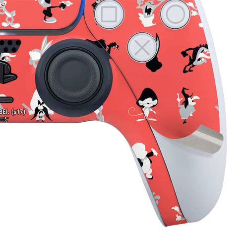 Looney Tunes Identity Red Pattern PS5 Bundle Skin