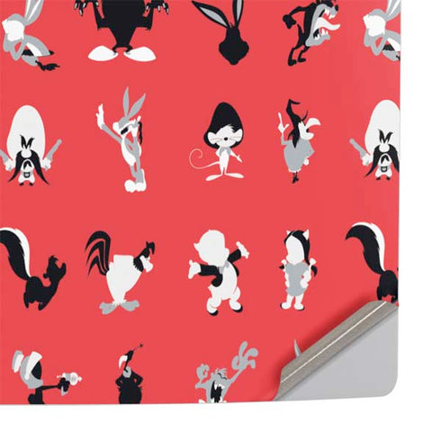 Looney Tunes Identity Red Pattern PS5 Console Skin