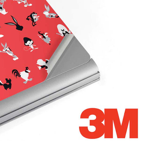 Looney Tunes Identity Red Pattern Surface Book 2 15in Skin