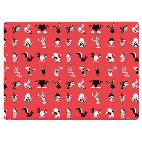 Looney Tunes Identity Red Pattern Surface Laptop 3 13.5in Skin