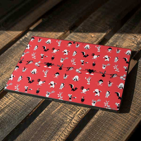 Looney Tunes Identity Red Pattern Surface Pro 7 Skin
