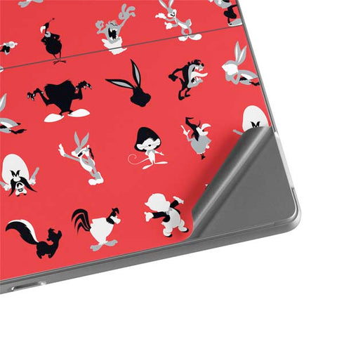 Looney Tunes Identity Red Pattern Surface Pro 8 Skin