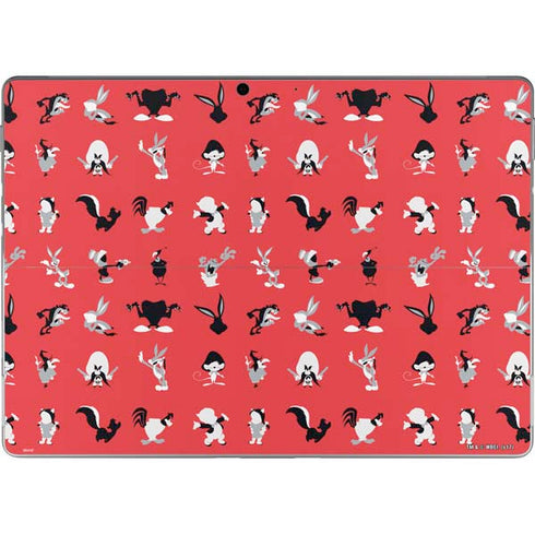 Looney Tunes Identity Red Pattern Surface Pro 9 Skin