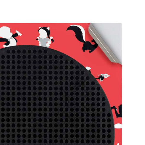 Looney Tunes Identity Red Pattern Xbox Series S Console Skin