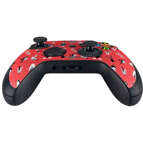 Looney Tunes Identity Red Pattern Xbox Series X Controller Skin