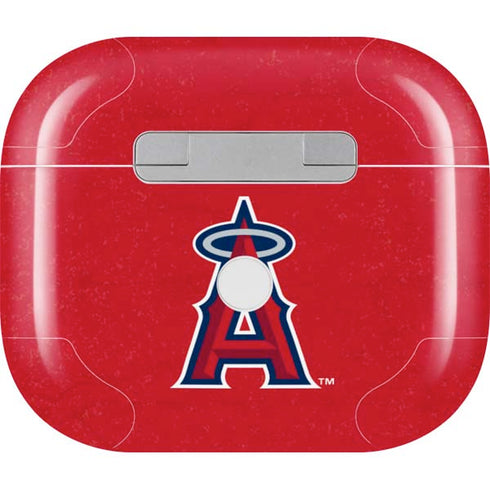 MLB Los Angeles Angels - Solid Distressed Apple AirPods (3rd Gen 2021) Skin