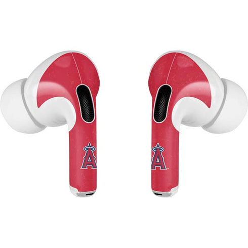 MLB Los Angeles Angels - Solid Distressed Apple AirPods Pro Skin