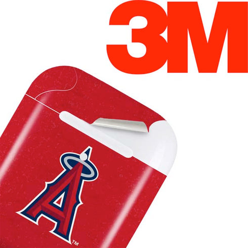 MLB Los Angeles Angels - Solid Distressed Apple AirPods Skin