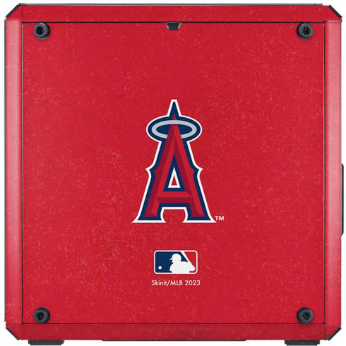 MLB Los Angeles Angels - Solid Distressed Cooler Master MasterBox Q300L Mini Tower Skin