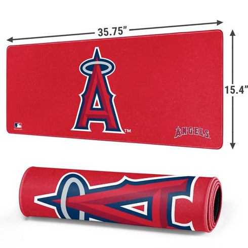 MLB Los Angeles Angels - Solid Distressed Gaming Mouse Pad