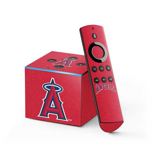 MLB Los Angeles Angels - Solid Distressed Fire TV Cube Skin