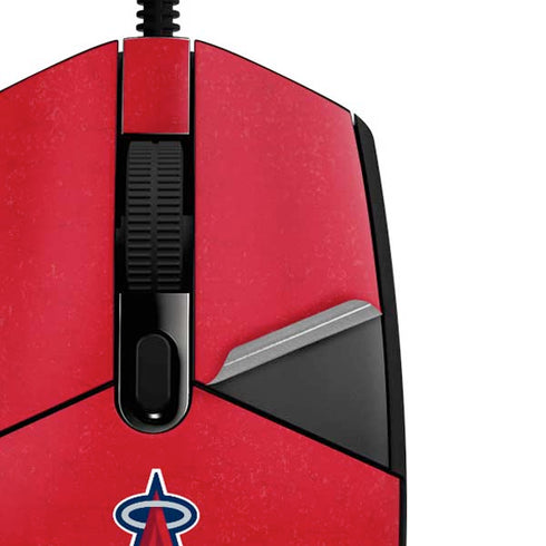 MLB Los Angeles Angels - Solid Distressed G203 Prodigy RGB Wired Gaming Mouse Skin