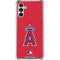 MLB Los Angeles Angels - Solid Distressed Galaxy A13 5G Clear Case