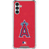 MLB Los Angeles Angels - Solid Distressed Galaxy A13 5G Clear Case