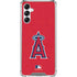 MLB Los Angeles Angels - Solid Distressed Galaxy A14 5G Clear Case