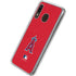 MLB Los Angeles Angels - Solid Distressed Galaxy A20 Clear Case