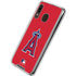 MLB Los Angeles Angels - Solid Distressed Galaxy A30 Clear Case