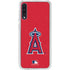 MLB Los Angeles Angels - Solid Distressed Galaxy A50 Clear Case