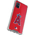MLB Los Angeles Angels - Solid Distressed Galaxy A51 5G Clear Case