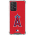 MLB Los Angeles Angels - Solid Distressed Galaxy A52 5G Clear Case