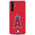 MLB Los Angeles Angels - Solid Distressed Galaxy A54 5G Clear Case