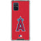 MLB Los Angeles Angels - Solid Distressed Galaxy A71 5G Clear Case
