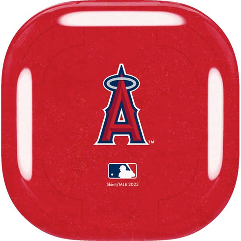 MLB Los Angeles Angels - Solid Distressed Galaxy Buds Live Skin
