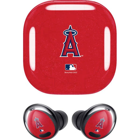 MLB Los Angeles Angels - Solid Distressed Galaxy Buds Pro Skin