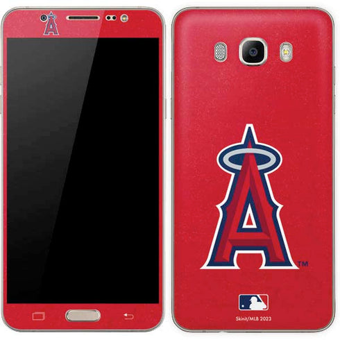 MLB Los Angeles Angels - Solid Distressed Galaxy J7 Skin